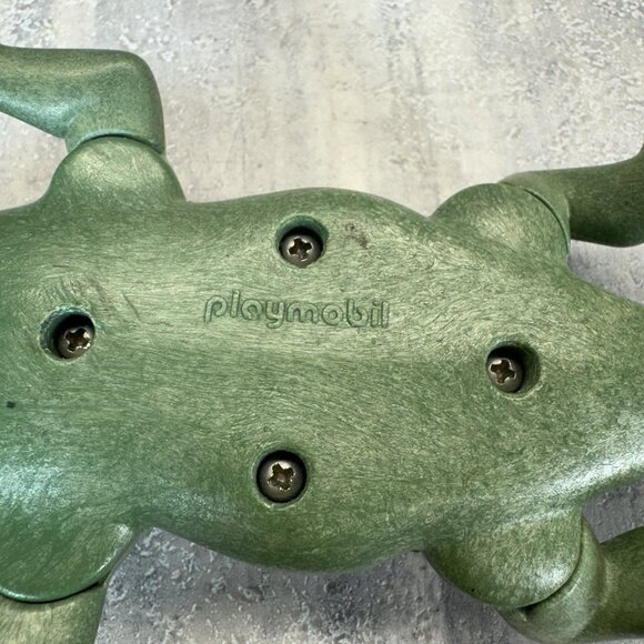 PLAYMOBIL Crocodile Alligator Green Creature Animal 1998 9” - Picture 9 of 10